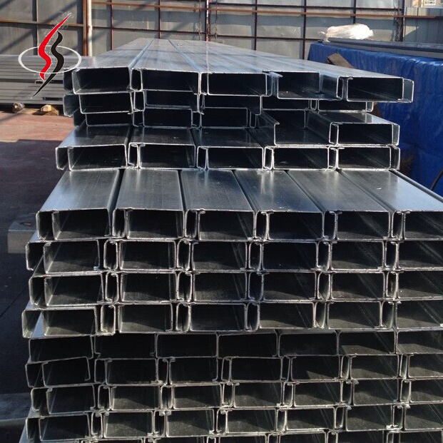 Steel Profiles China Perforated Stainless Steel Channels Price C-Channel C Section Purlins Cold Rolled C Channel